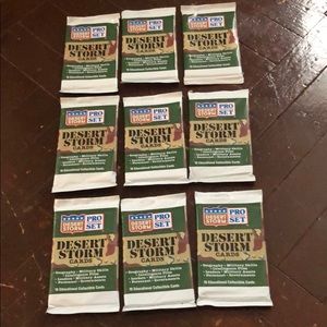 ⭐️ BUY 3 GET 2 FREE! PRO SET DESERT STORM CARDS